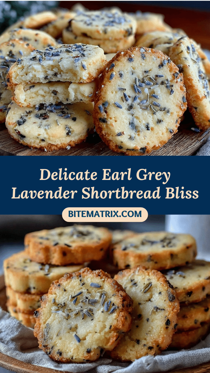 Earl Grey lavender shortbread cookies recipe