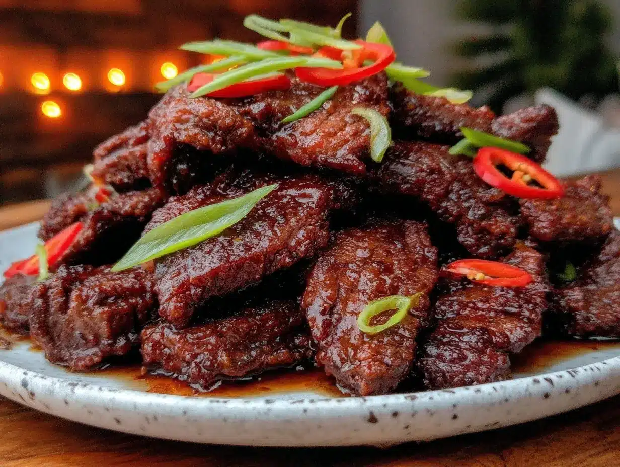 Easy Crispy Blackstone Mongolian Beef preparation steps