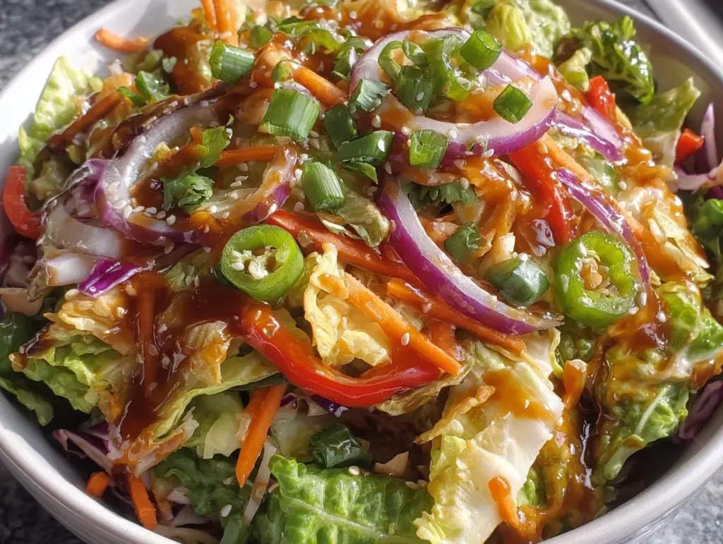 fresh asian chopped salad - featured image