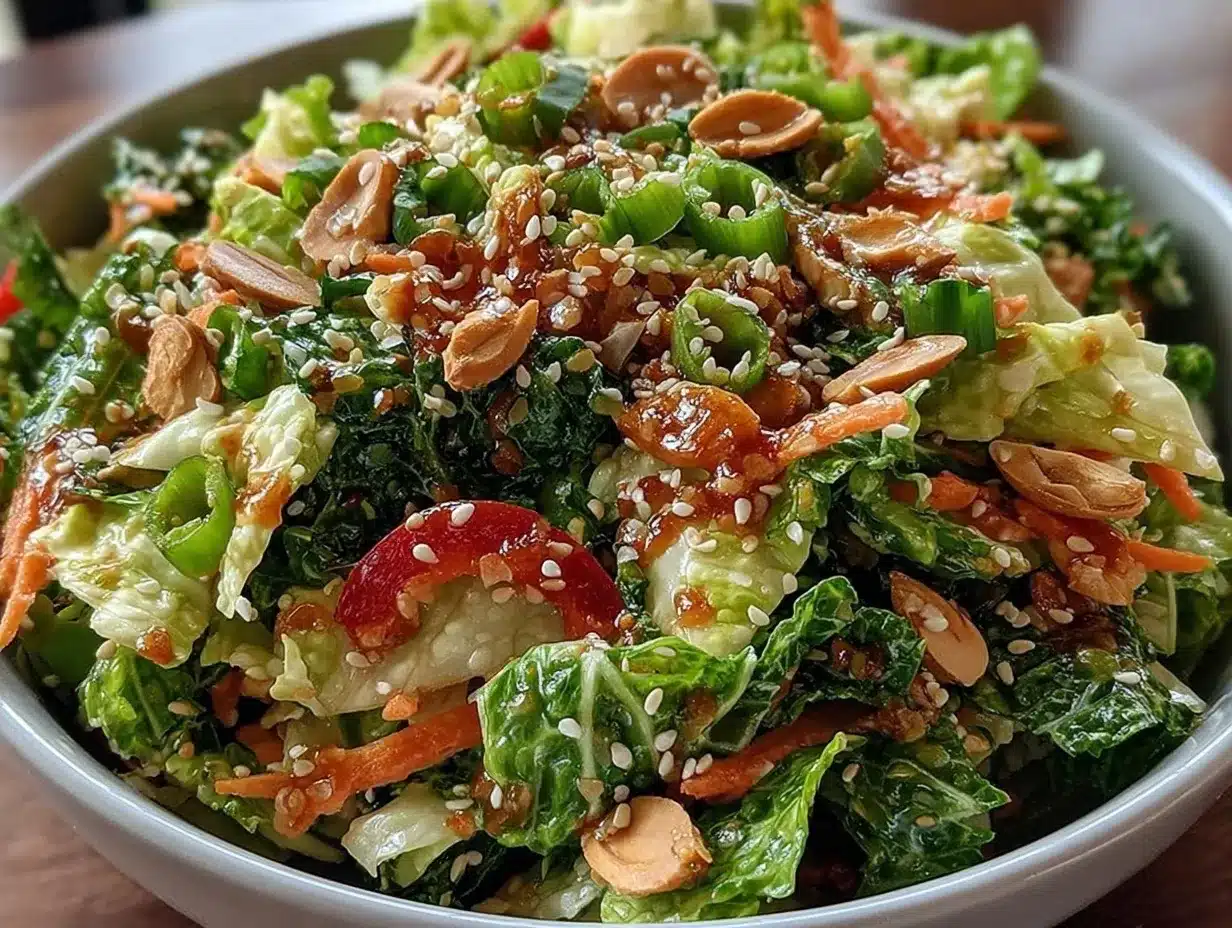 fresh asian chopped salad preparation steps