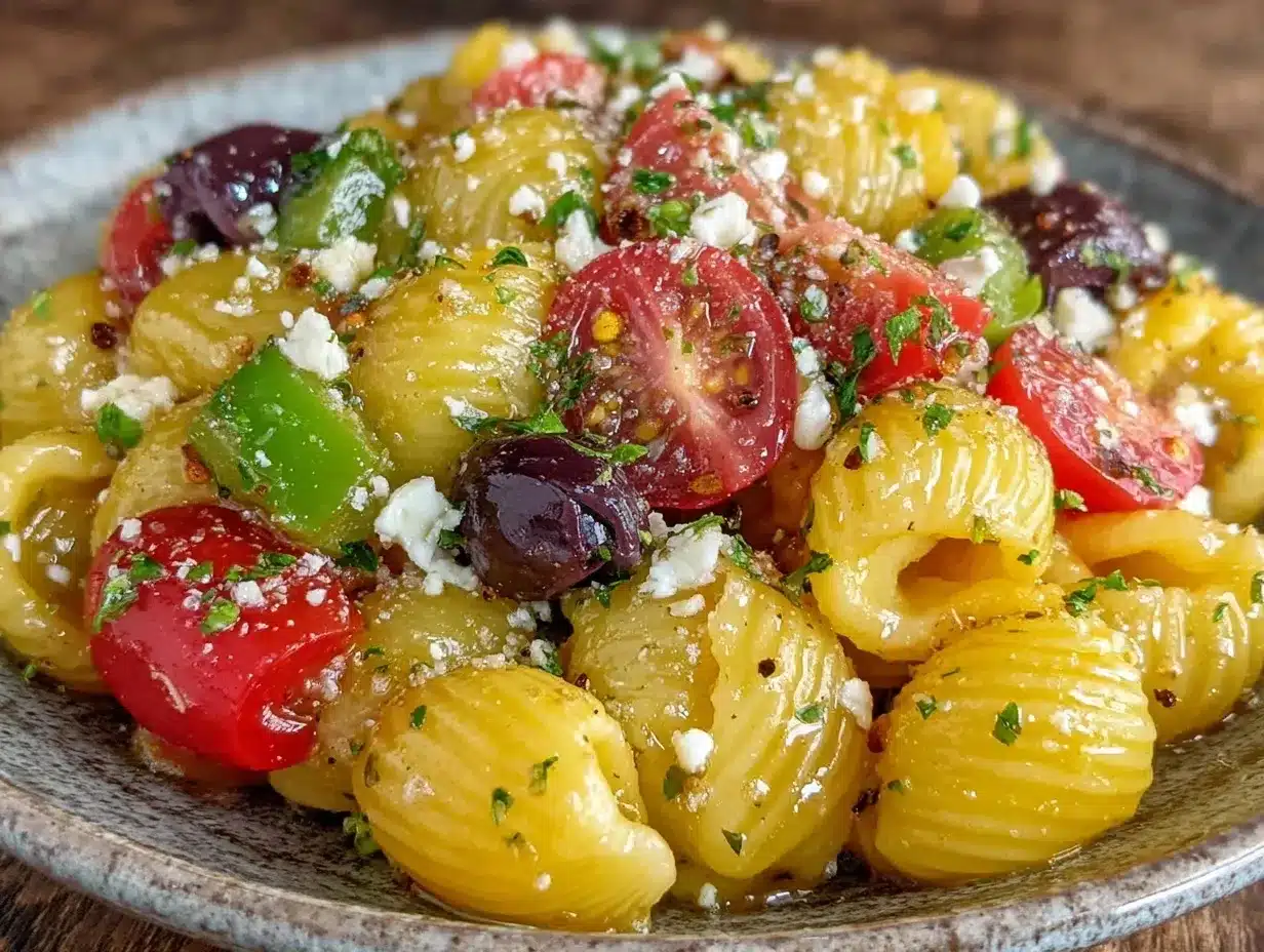 fresh grinder pasta salad preparation steps