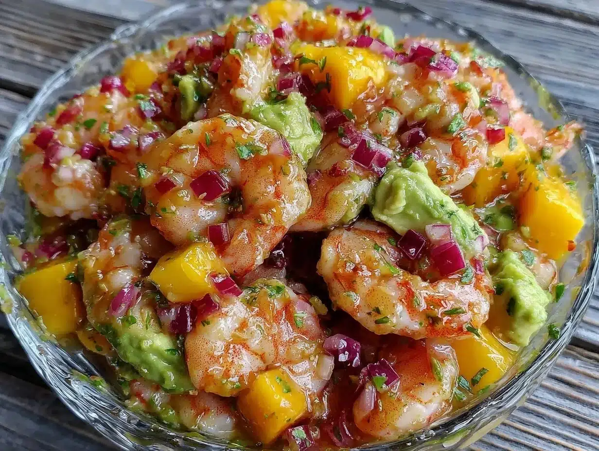 fresh shrimp ceviche preparation steps