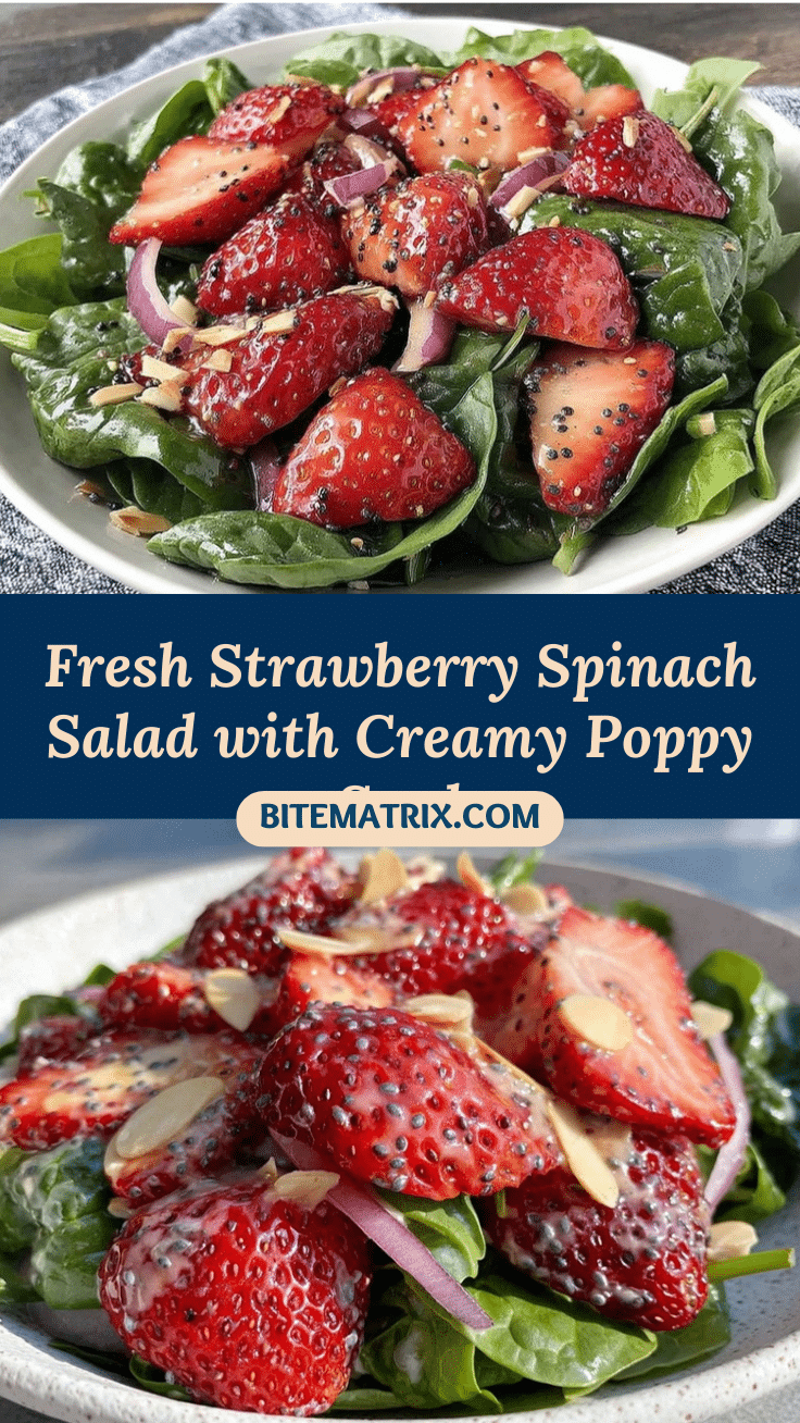 fresh strawberry spinach salad recipe