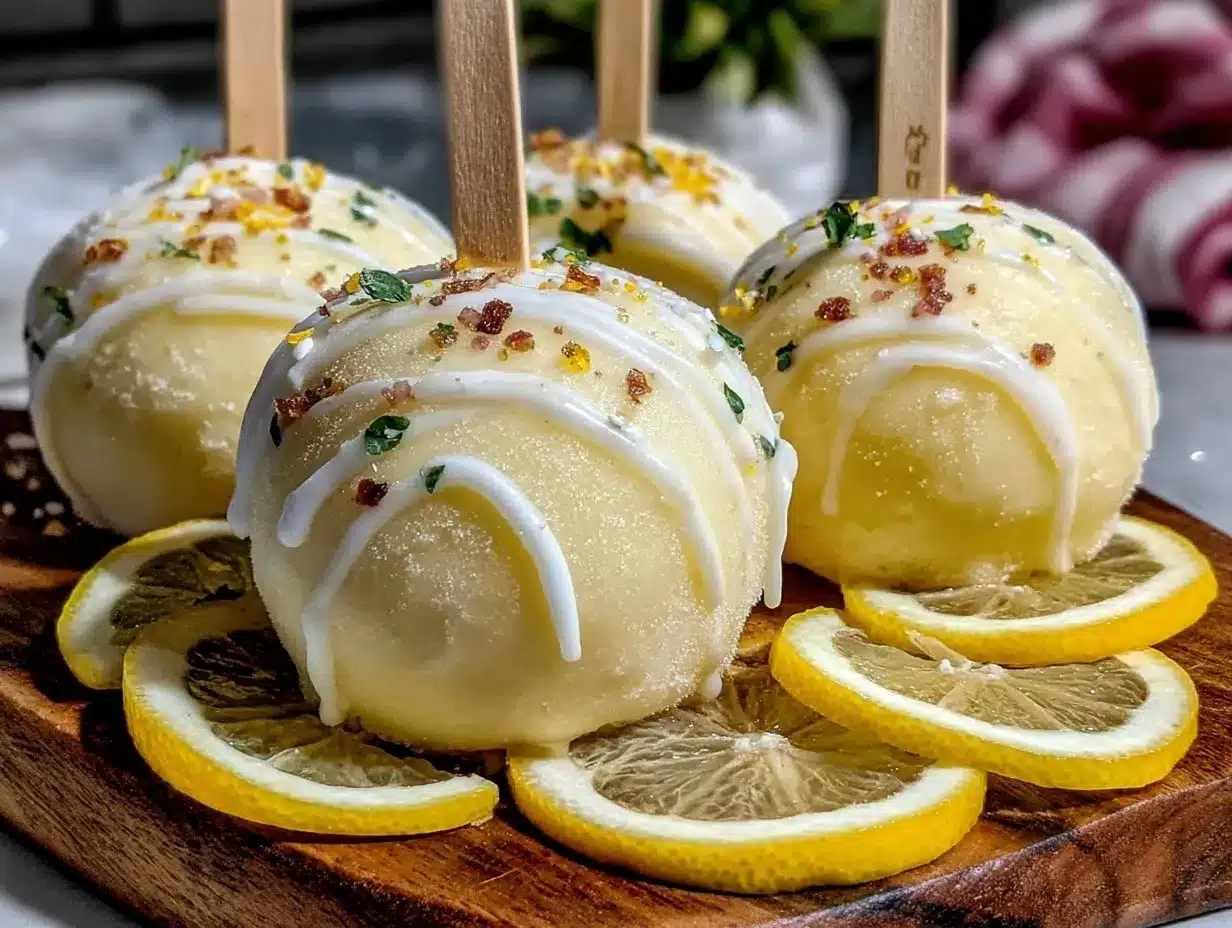 frozen lemonade pie pops preparation steps