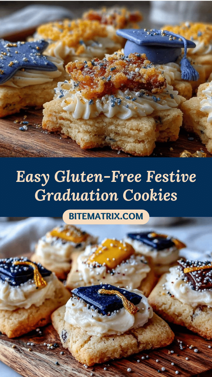 gluten-free decorated graduation sugar cookies recipe