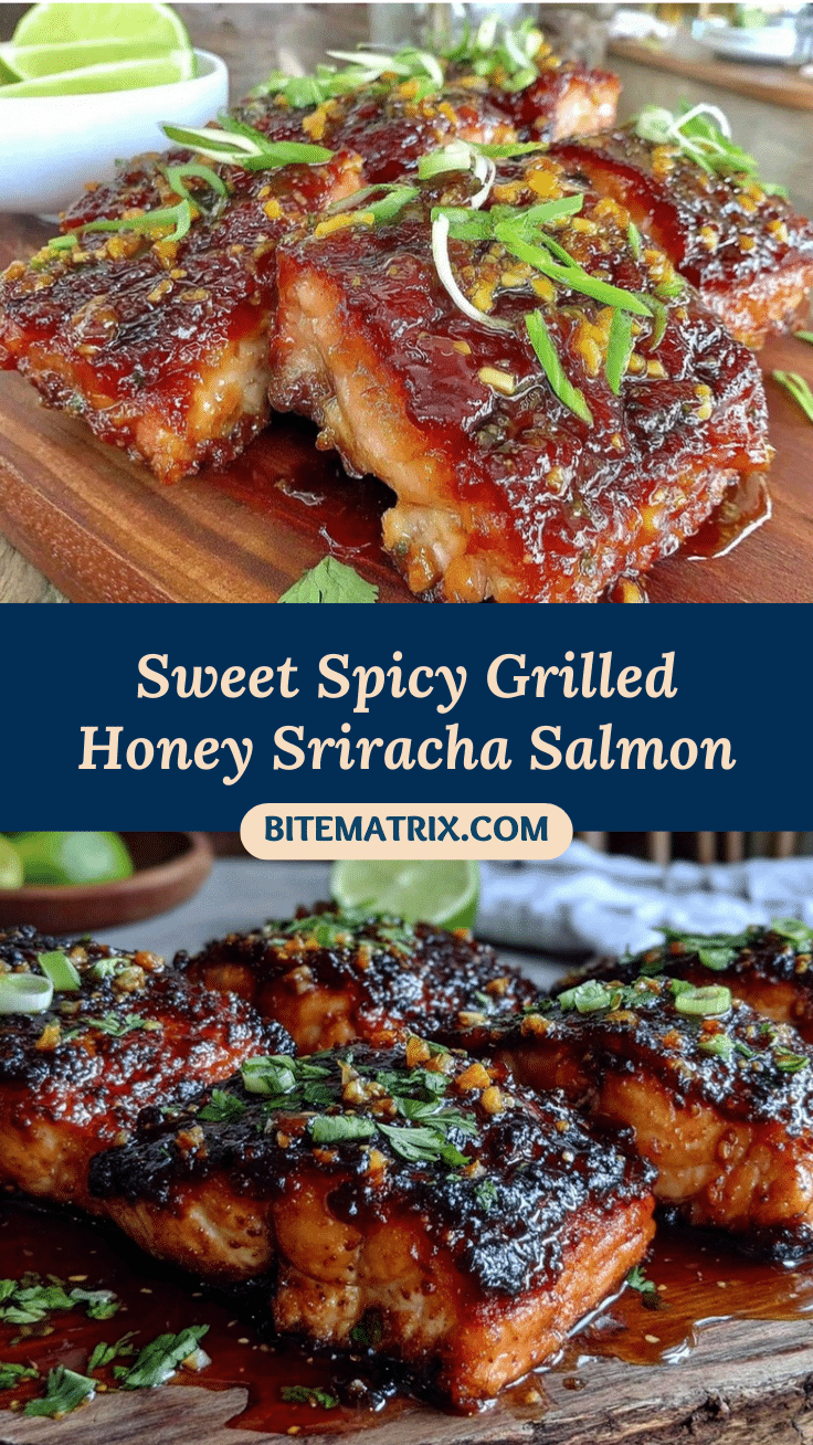 grilled honey sriracha salmon fillets recipe