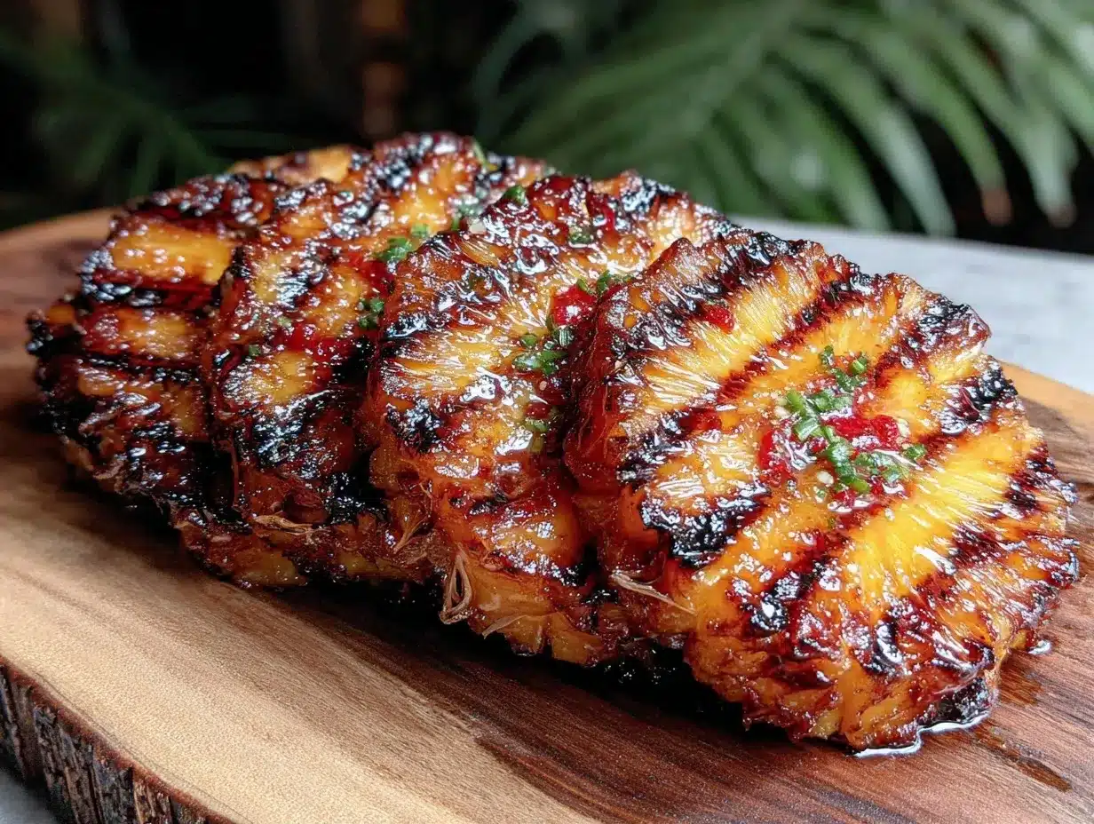 grilled pineapple recipe preparation steps