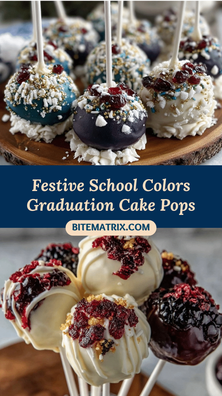 individual graduation cake pops recipe