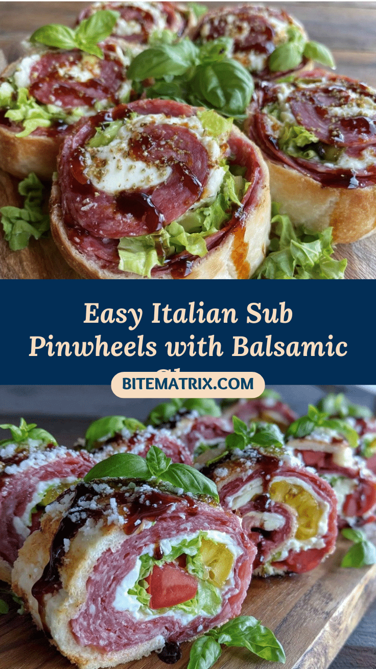 Italian sub pinwheels recipe
