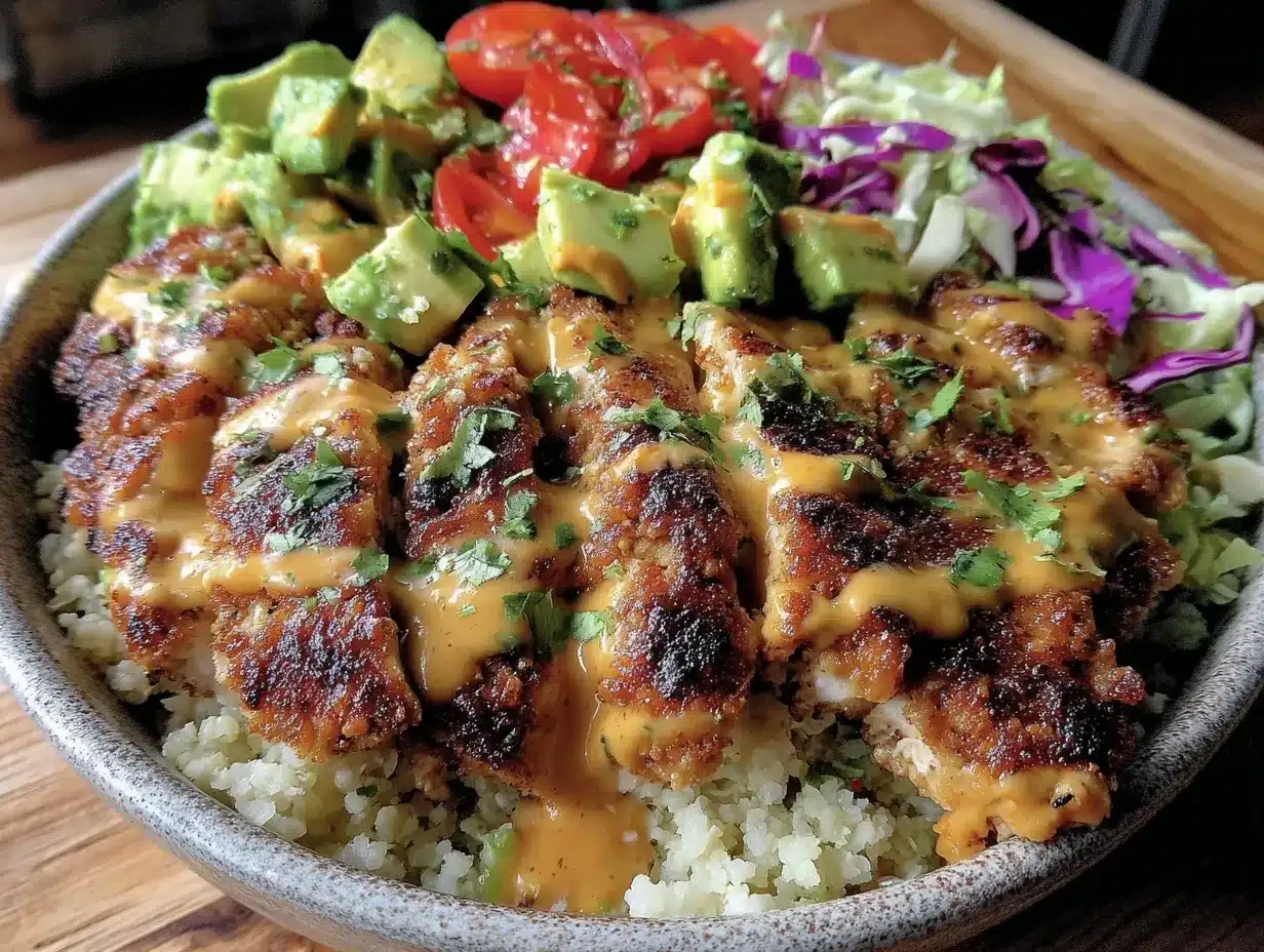 keto cauliflower rice burrito bowl preparation steps