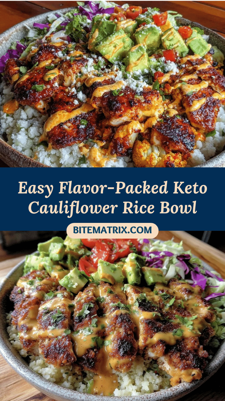 keto cauliflower rice burrito bowl recipe