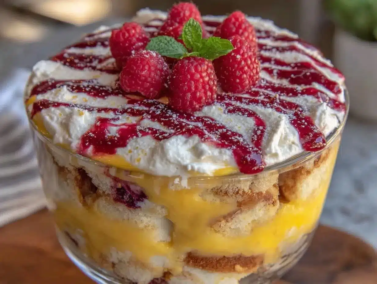 lemon bar trifle preparation steps