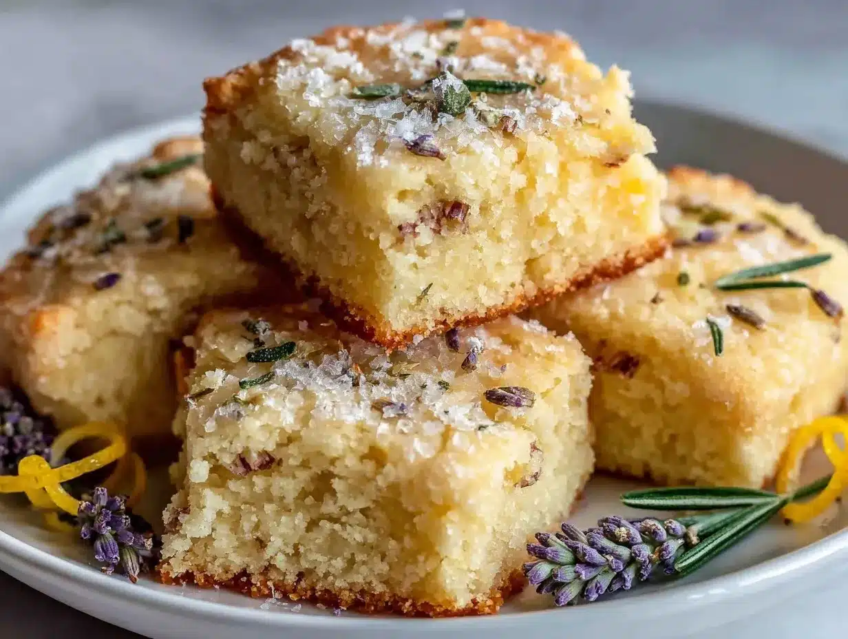 lemon lavender shortbread cookies preparation steps