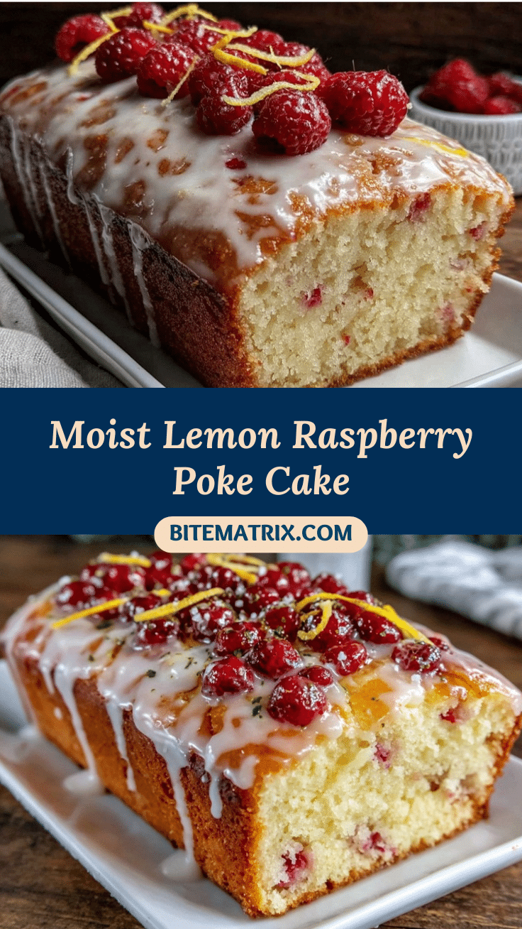 lemon raspberry poke cake recipe