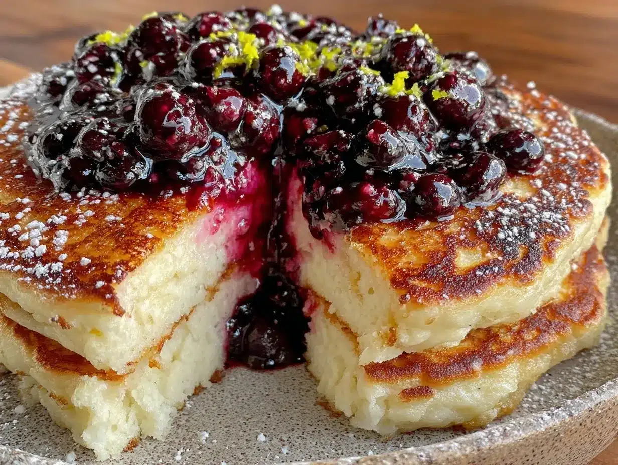lemon ricotta pancakes preparation steps