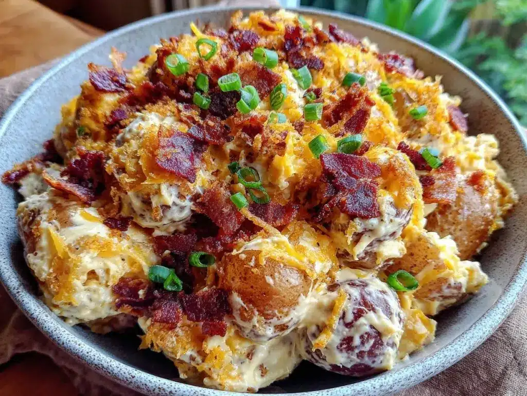 loaded baked potato salad - featured image