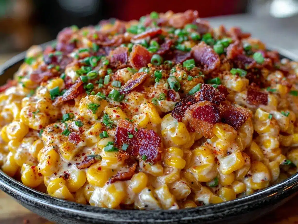 loaded corn salad preparation steps