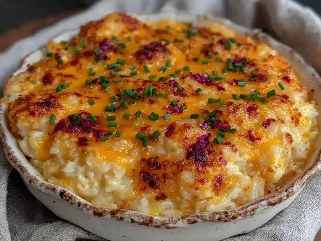 loaded hash brown casserole preparation steps