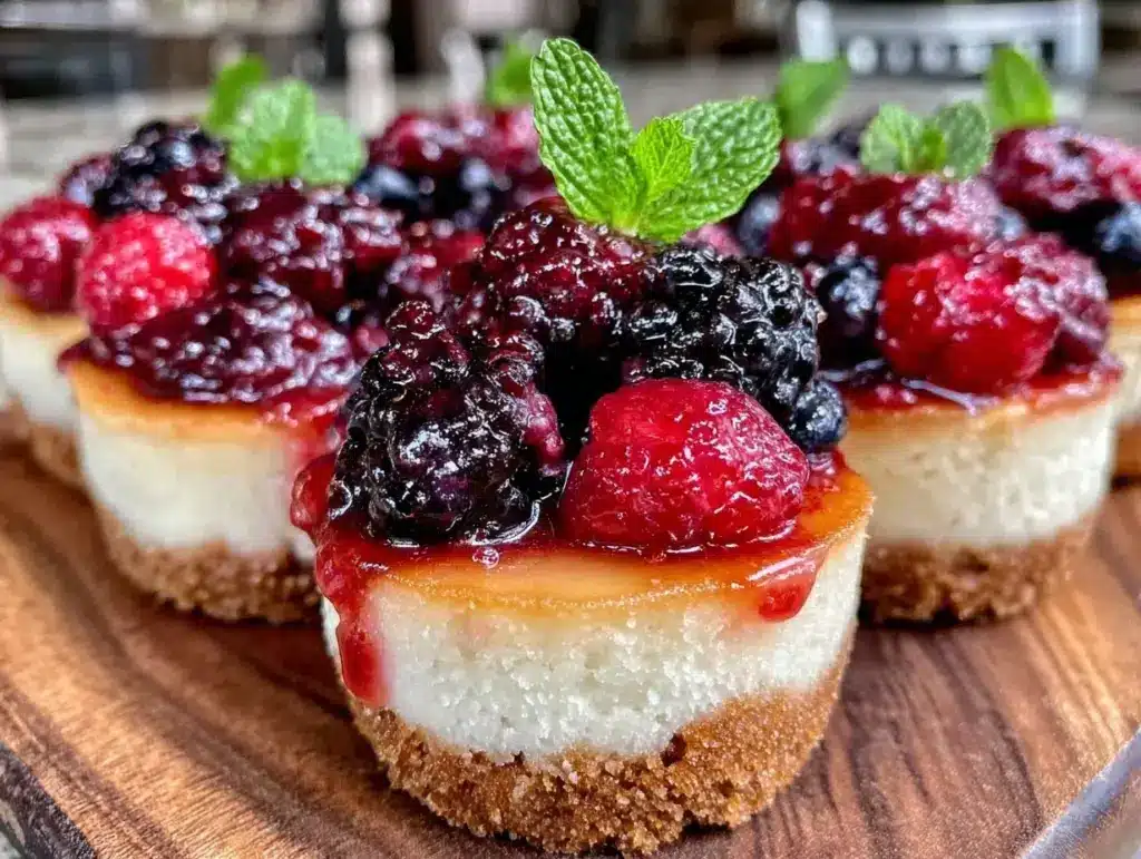 make-ahead mini cheesecakes - featured image