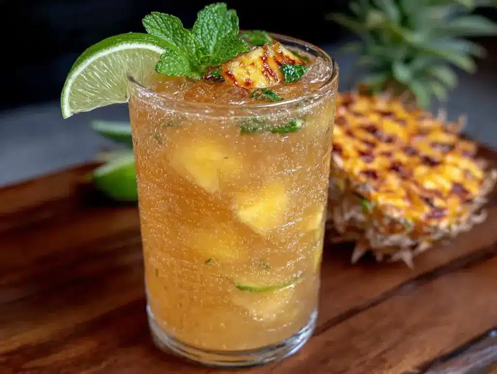 mango pineapple rum punch recipe - featured image