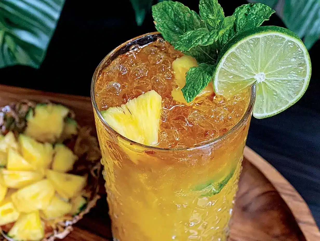mango pineapple rum punch recipe preparation steps