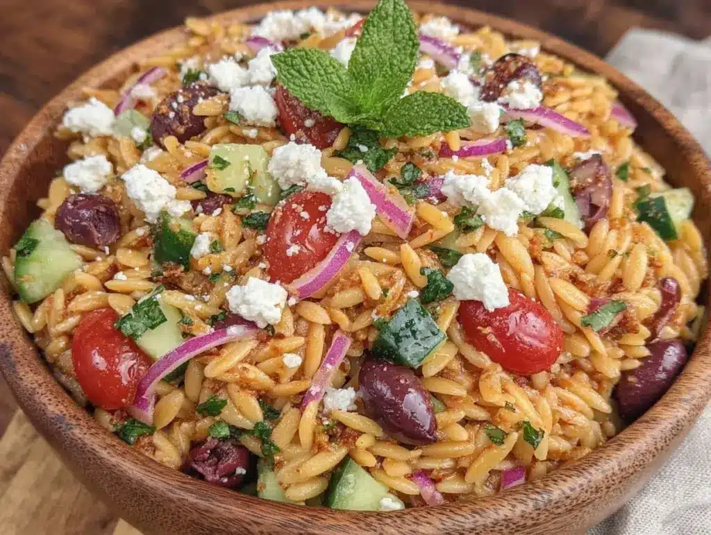Mediterranean Orzo Salad - featured image
