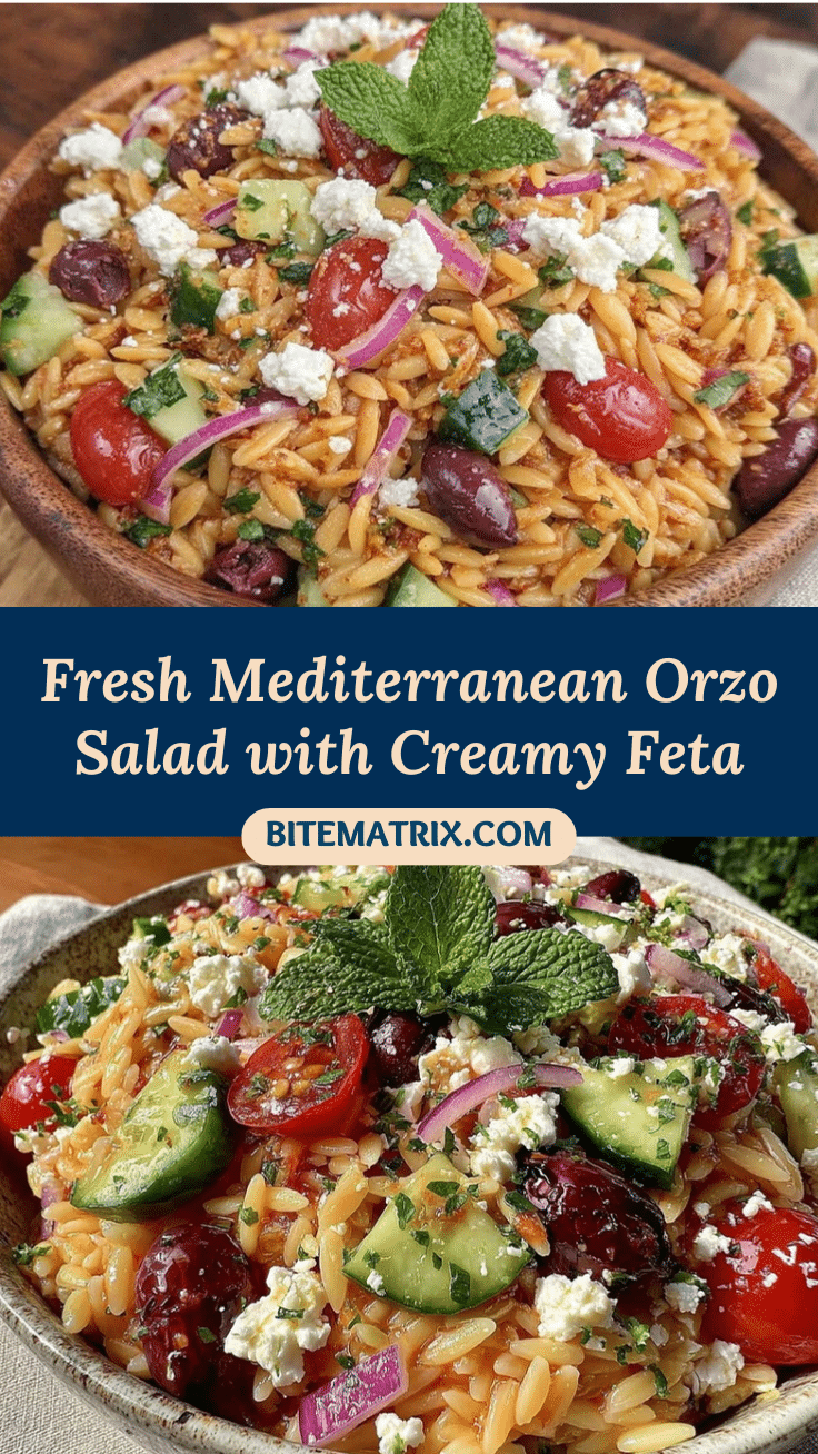 Mediterranean Orzo Salad recipe