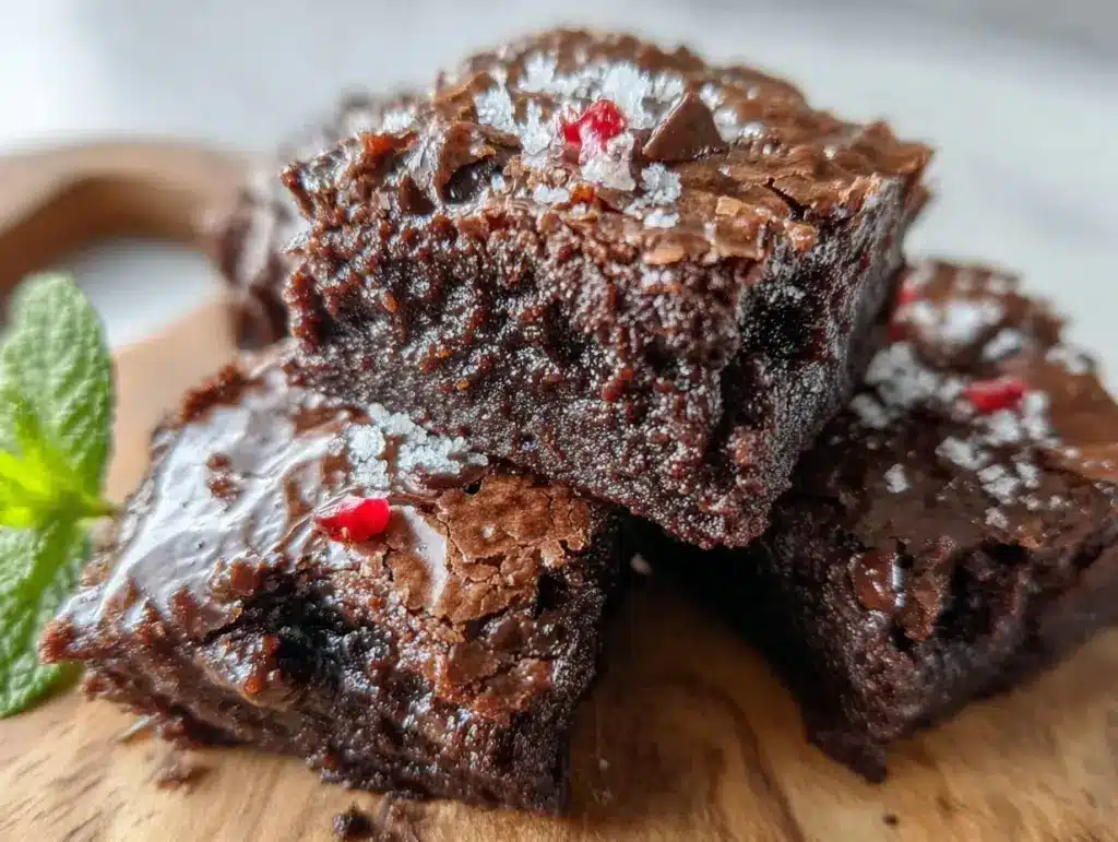 mexican chocolate brownies - featured image