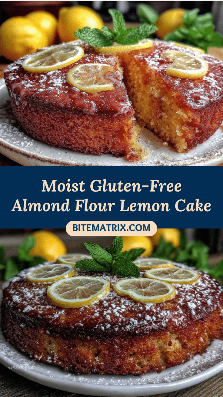 moist gluten-free almond flour lemon cake recipe