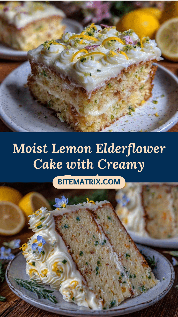 moist lemon elderflower cake recipe