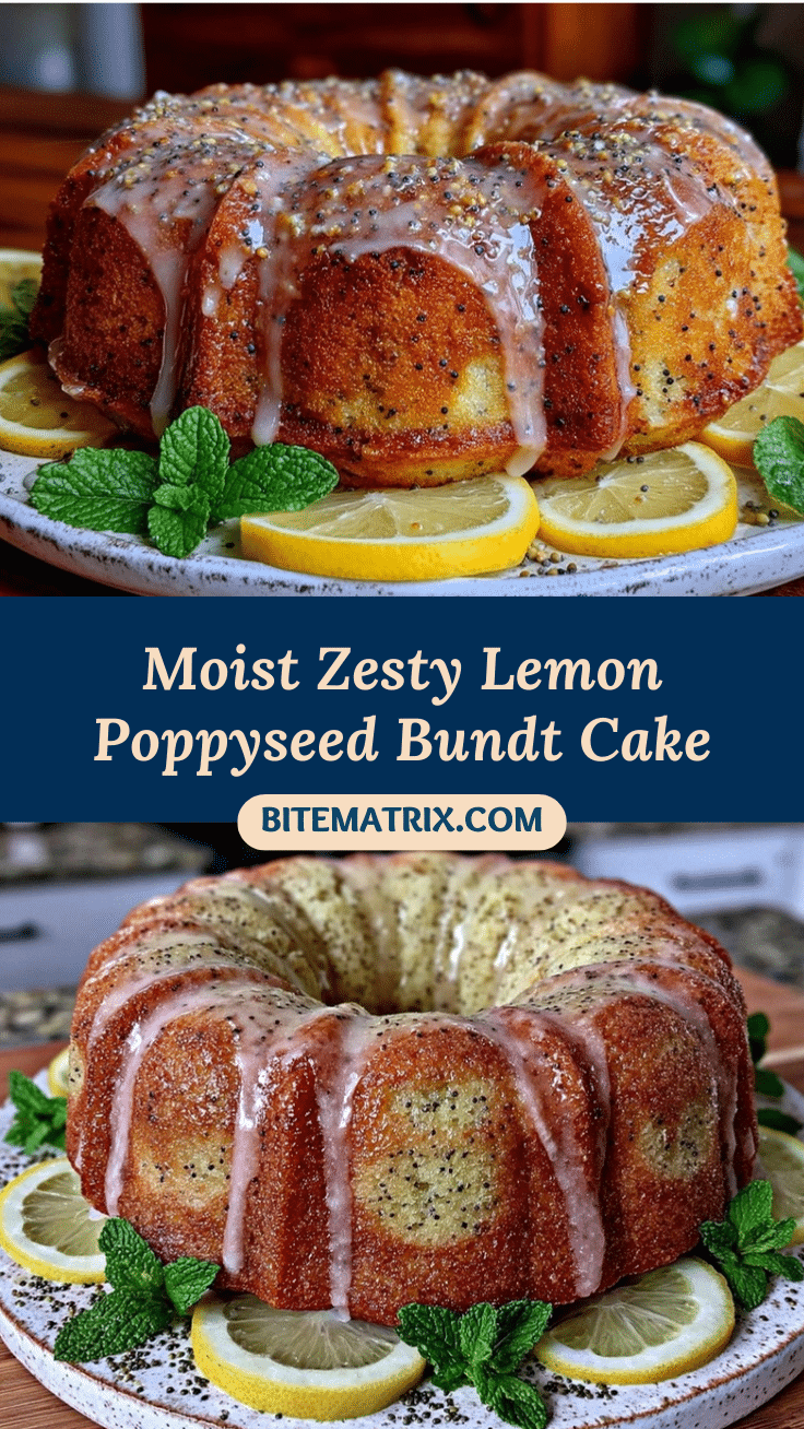moist lemon poppyseed bundt cake recipe