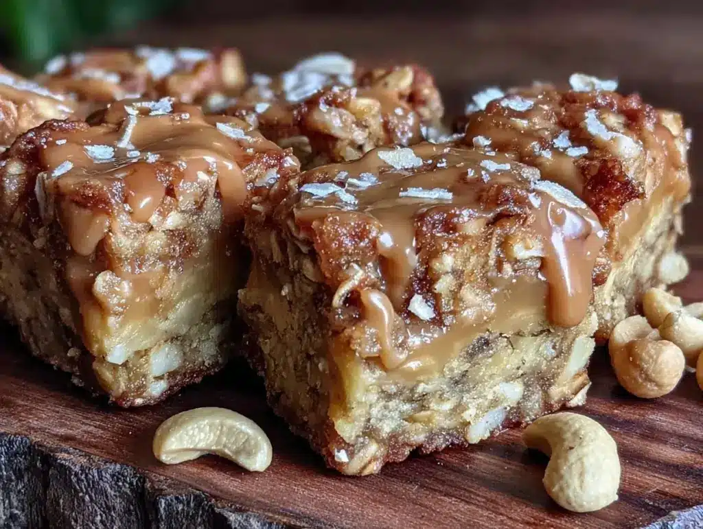 no bake peanut butter granola bar bites - featured image