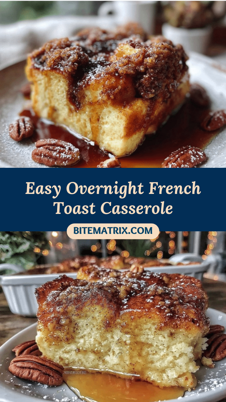 overnight french toast casserole recipe