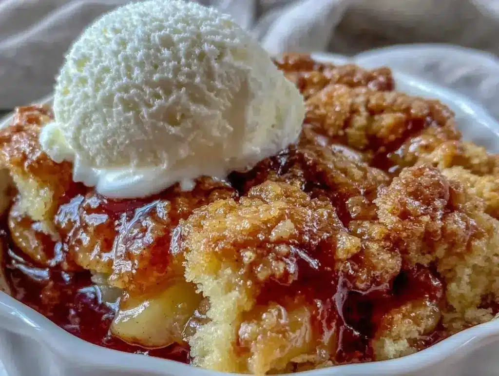 peach cobbler recipe - featured image