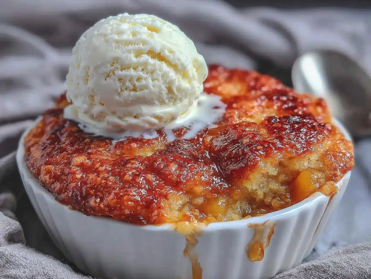peach cobbler recipe preparation steps