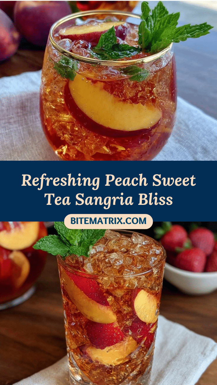 peach sweet tea sangria recipe