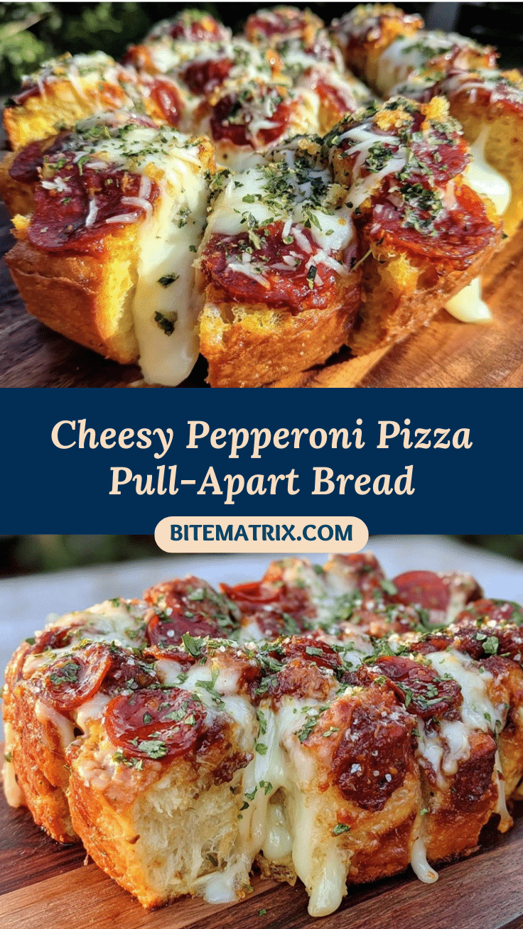 pepperoni pizza pull-apart bread recipe