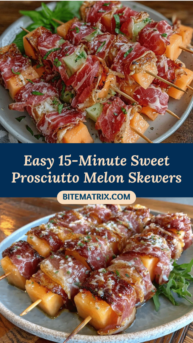 prosciutto melon breakfast skewers recipe