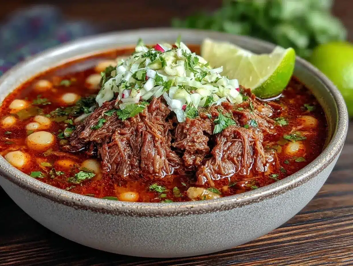 quick authentic pozole rojo recipe preparation steps