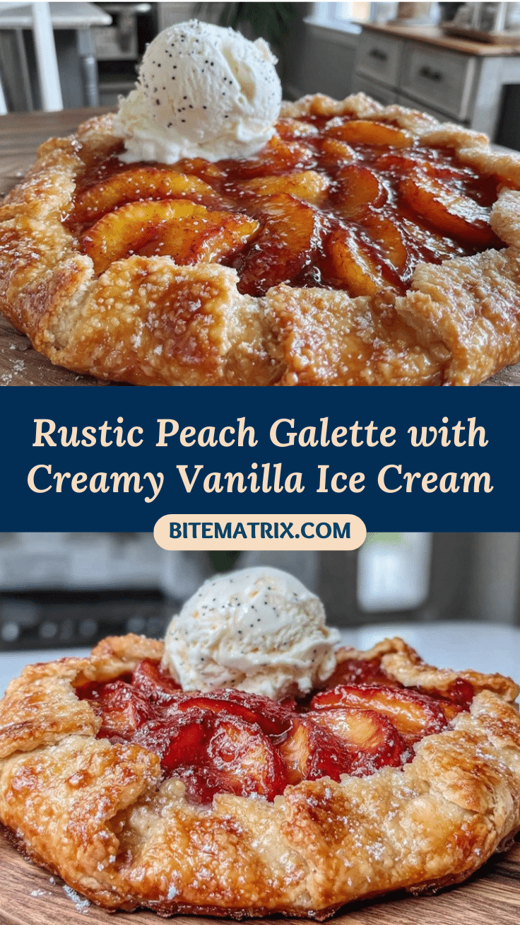rustic peach galette recipe