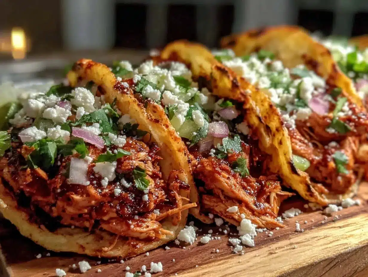 slow cooker chicken tinga tacos preparation steps