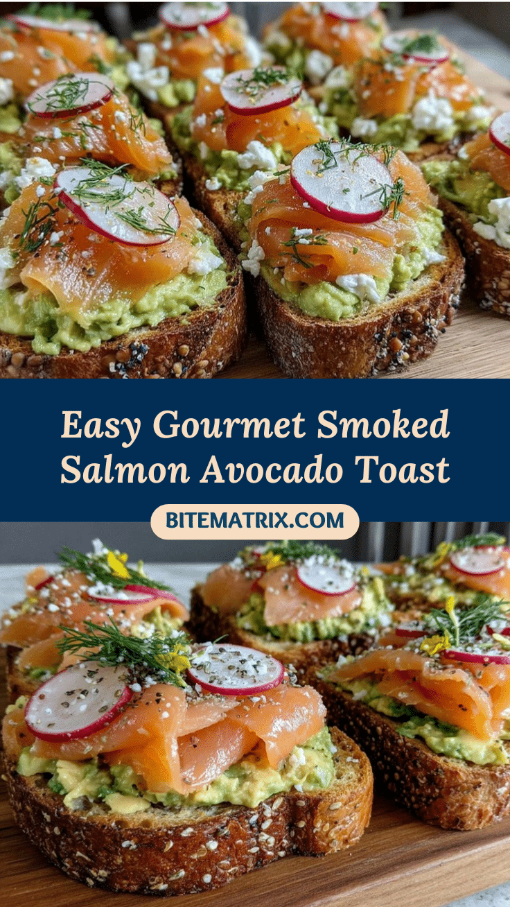 smoked salmon and avocado toast bar recipe