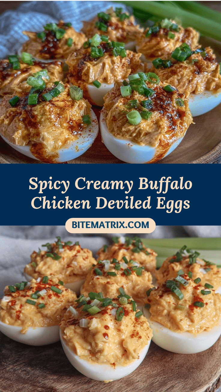 spicy creamy buffalo chicken deviled eggs recipe