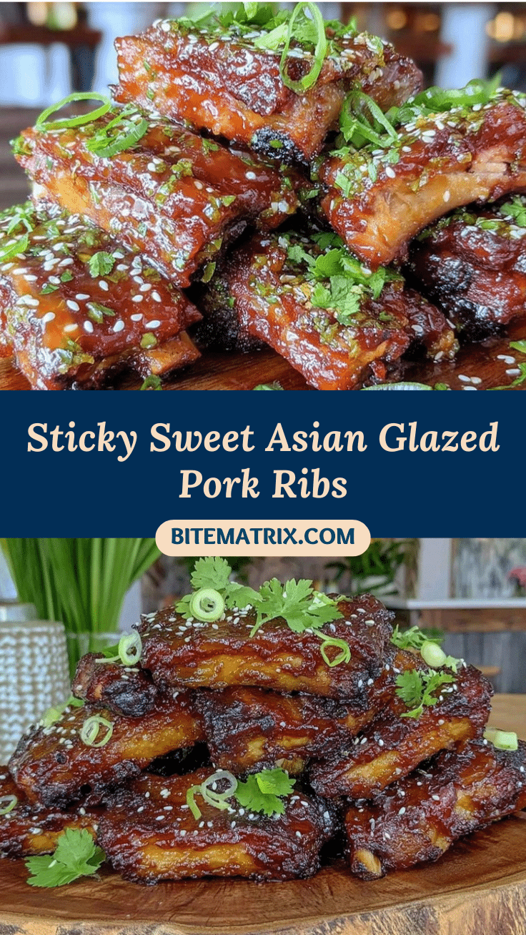sticky asian glazed pork ribs recipe