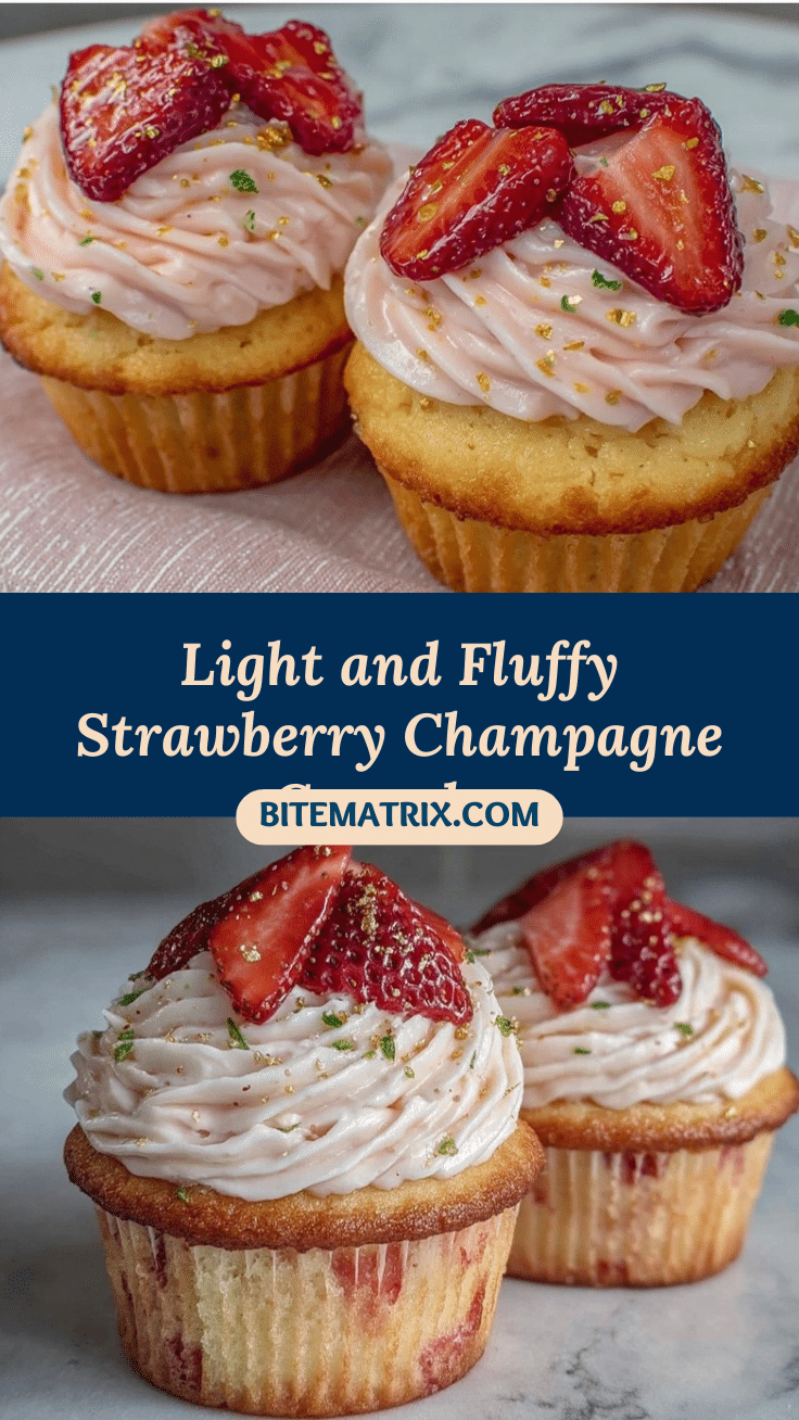 strawberry champagne cupcakes recipe