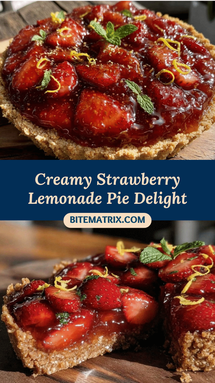 strawberry lemonade pie recipe