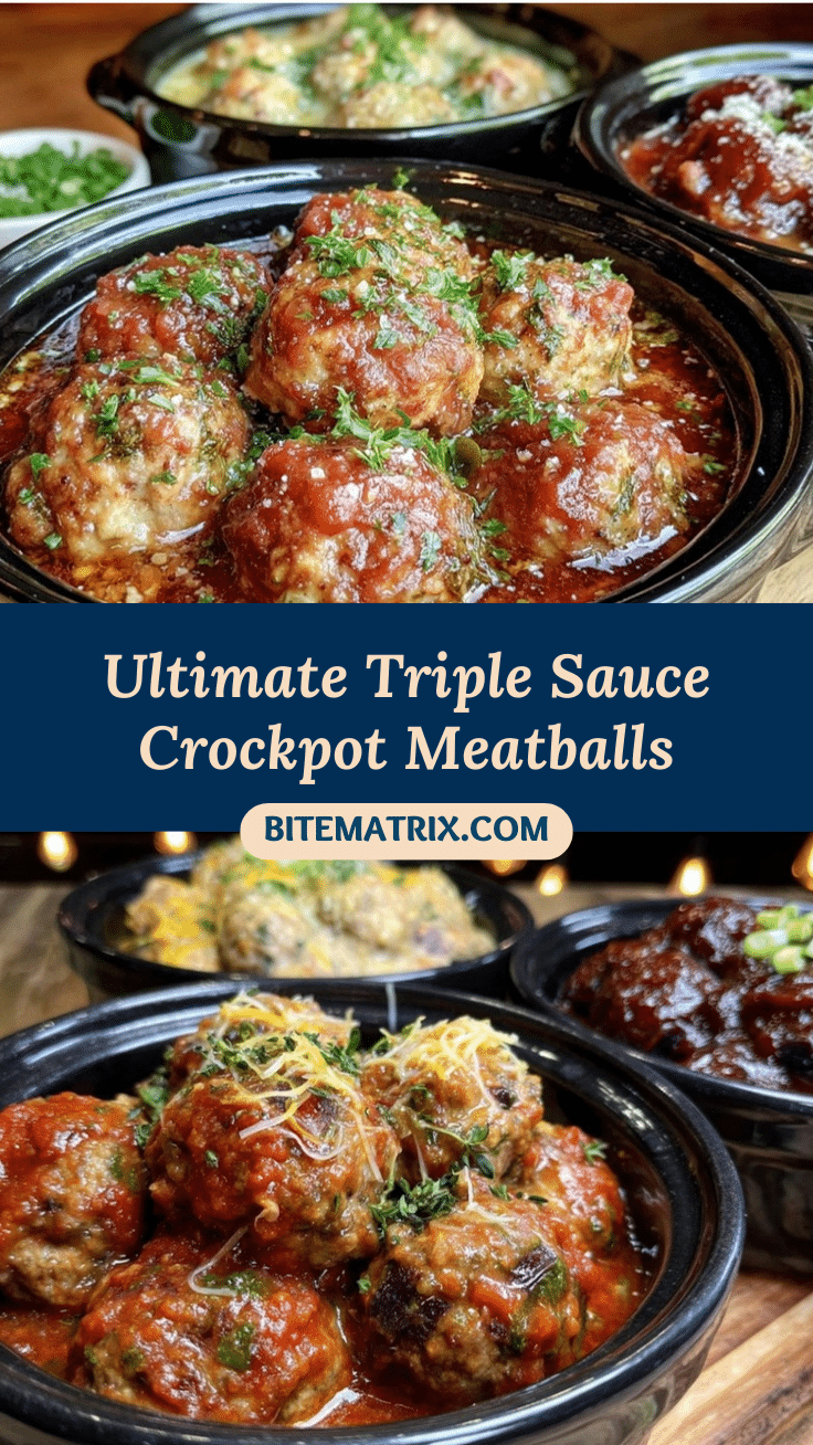 triple crockpot meatball bar recipe