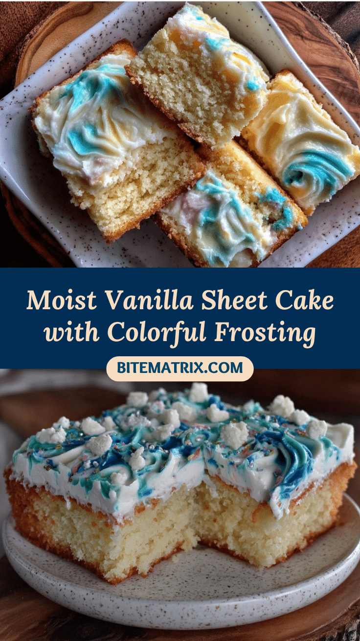 vanilla sheet cake recipe
