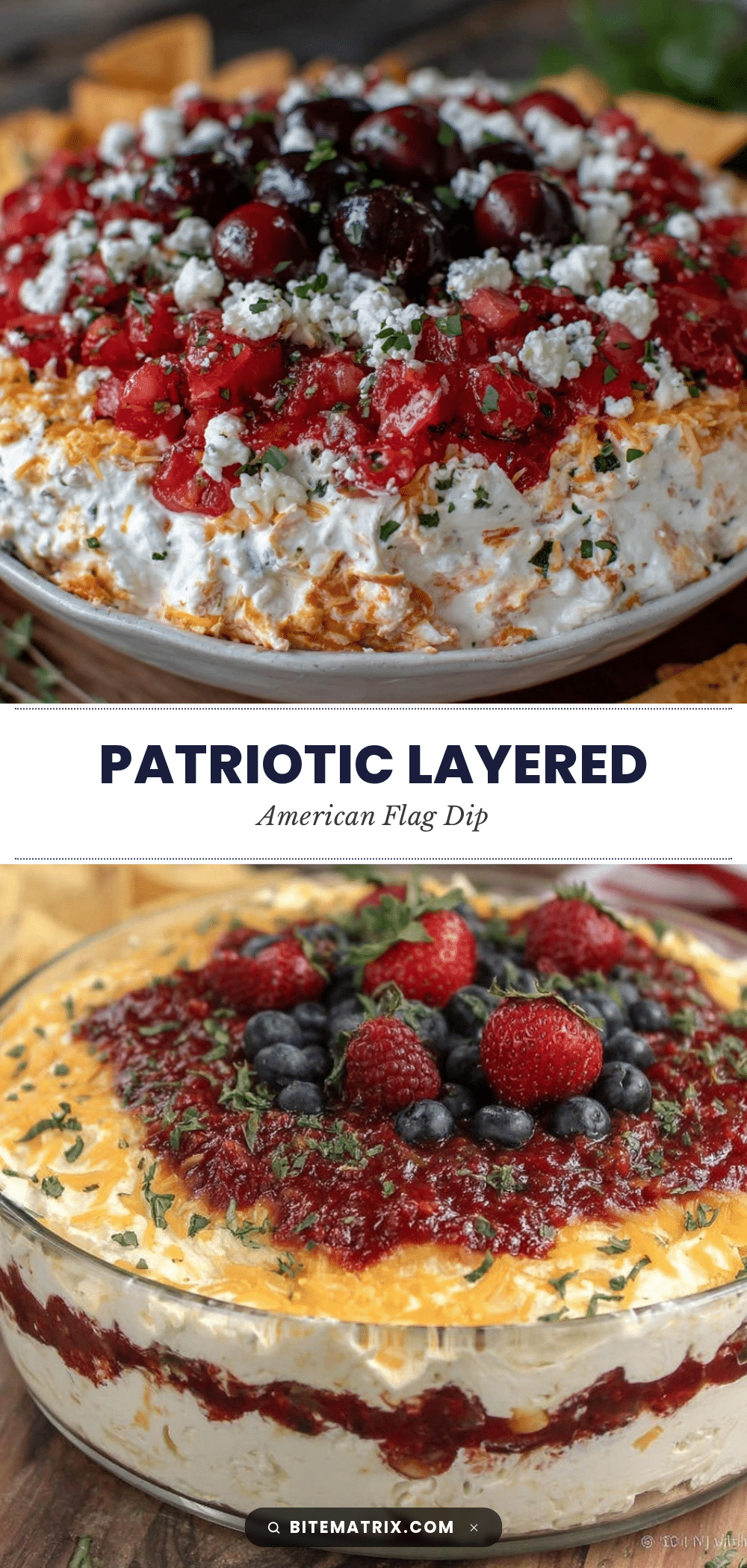 american flag dip recipe