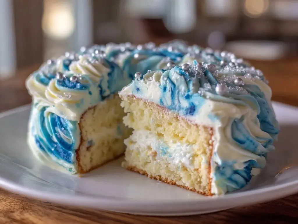 Aquarius birthday cake recipe - featured image